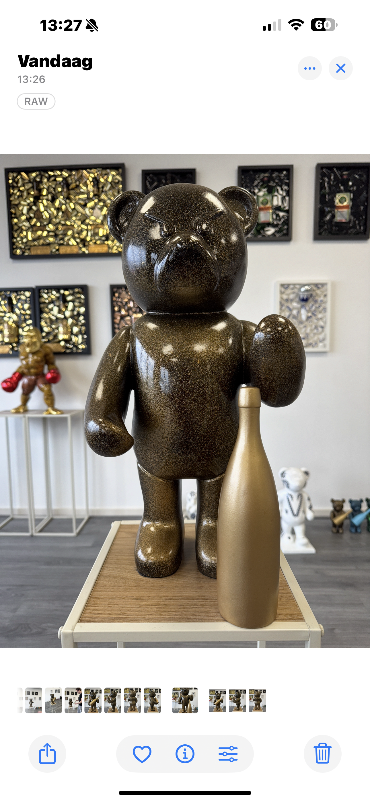 Champagne bear Henry
